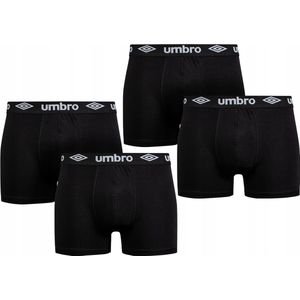 UMBRO - Onderbroek voor Mannen - Boxershorts ( 3 stuks ) Zwart - Maat L