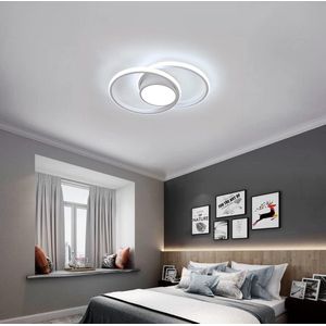 Delaveek - Ronde Moderne LED Plafondlamp- 42W 4800lm - Koel Wit 6500K- Dia 40cm