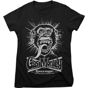 Gas Monkey Garage Damen T-Shirt Explosion Girly Tee GMG-5-GMG050-H97-4 Black-M