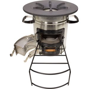 Dutch Rocket Stove - Rocket Stove - Kooktoestel op houtvuur - met Draagtas - Dutch Oven