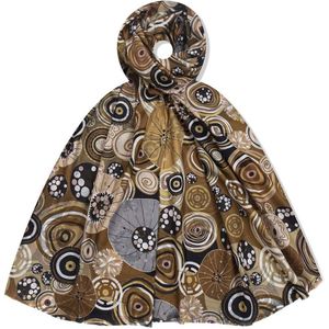 Paraplu's Winter Sjaal - Dottilove - Scarf - Wintersjaal Dames  - Bruin