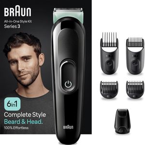 Braun Series 3 MGK3411 - 6 in 1 Set - All In One Style Kit - Voor Baard, hoofd en lichaam