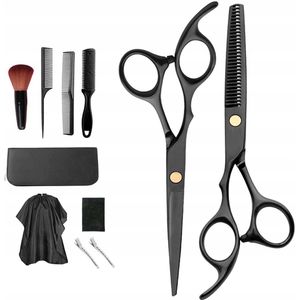 Professionele Haarschaar Set - 11 Delig - Roestvrij Staal