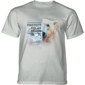 T-shirt Protect Polar Bear Grey KIDS L