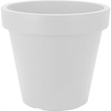 Nampook - Bloempot EK Rond - Wit - Kunststof - 25cm