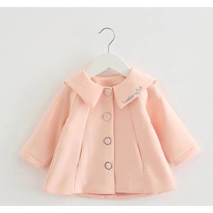 Baby Garden Stijlvolle Roze Baby Meisjes Zomerjas met Lange Mouwen - Maat 80