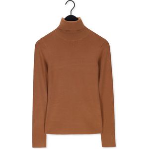 Penn & Ink Coll Neck Truien & vesten Dames - Sweater - Hoodie - Vest- Camel - Maat XS