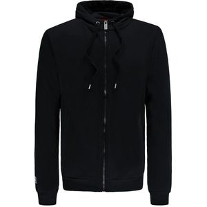 Re-Born Hoodie Trui Met Rits Lange Mouw Heren - Zwart - Maat L