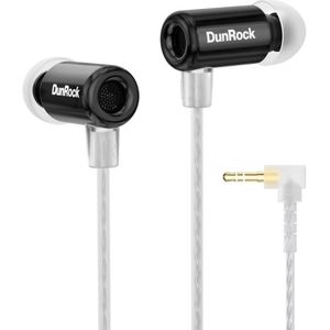DunRock Plug - Oordopjes met draad - Audio jack 3.5mm kabel - Oortjes audiokabel