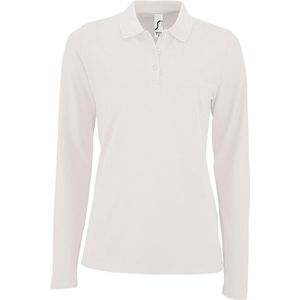 SOL'S Women´s Long-Sleeve Piqué Polo Shirt Perfect L02083 - White - M