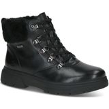 CAPRICE - DENISE - Veterlaarsjes - Zwart - Leer