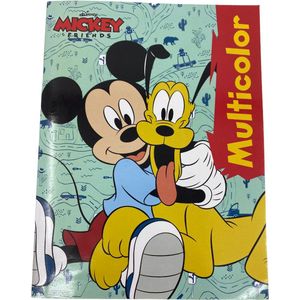 MultiColor Disney - Mickey en Pluto Kleurboek voor kinderen