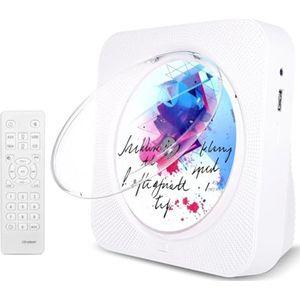 Draagbare CD-speler met Bluetooth en luidsprekers