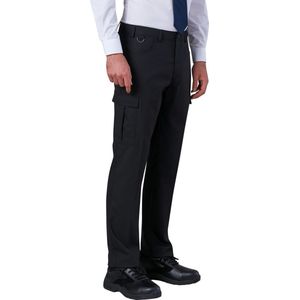 Broek Heren 42/44 EU (34 UK) Brook Taverner Black 63% Polyester, 34% Viscose, 3% Lycra