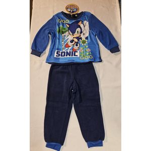 Sonic the Hedgehog - Pyjama - Blauw - Fleece