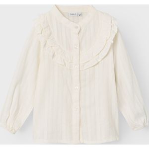 NAME IT MINI Blouse met Ruches Off White