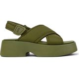 Camper - K201610 - Sandalen - Zwart - Cross-strap met Anatomisch Voetbed