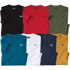 ATLAS FOR MEN - Set van 7 T-shirts Atlas® - Heren - Verkrijgbaar in grote maten - L