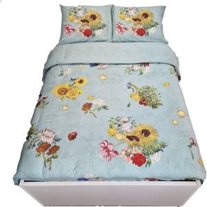 Sofiben -Exclusive - Sunflower - dekbedovertrek met een doorlopende rits over 3 zijden - afm. 240x220 cm