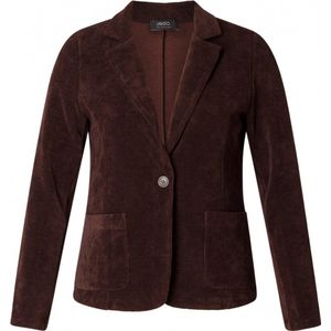 YESTA Delilah Blazer - Coffee Brown - maat X-0(44)