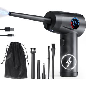 Air Duster - Stofreiniger - 4 Snelheden - Draadloos - LED Lamp