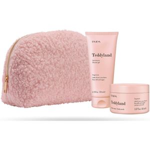 Pupa Milano - Teddyland giftset - Showergel & Body scrub - Rice Milk & Sugar - 350ml