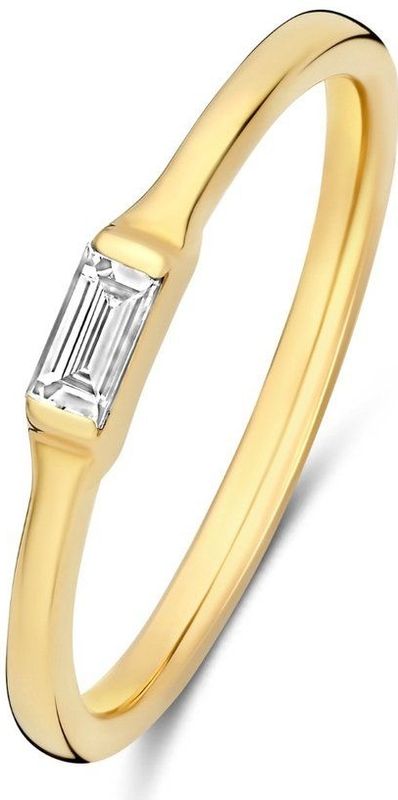 Isabel Bernard - Diamanten Ring - Transparant - 14 Karaat Goud