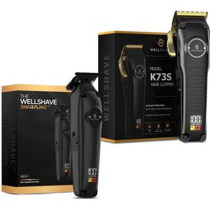Wellshave Tondeuse Package PRO - Trimmer voor Hoofd & Baard - Tondeuse Mannen Hoofdhaar - Haartrimmer Mannen - Haar tondeuse - Trimmer