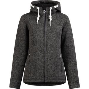 DreiMaster - Maritim - Fleece Jas - Donkergrijs / Wit