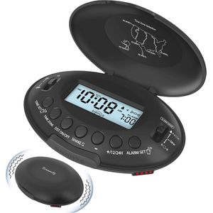 Vibrerende wekker voor zware slapers - Draadloze bedschudder met oplaadbare batterij en auto-instelling