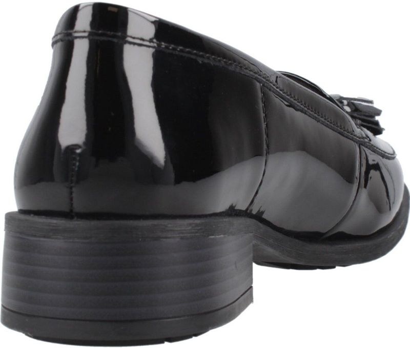 Clarks - Havisham Edge - Instappers - Zwart - Leer