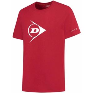 Dunlop - Essentials Promo - Tennisshirt - Donkerrood