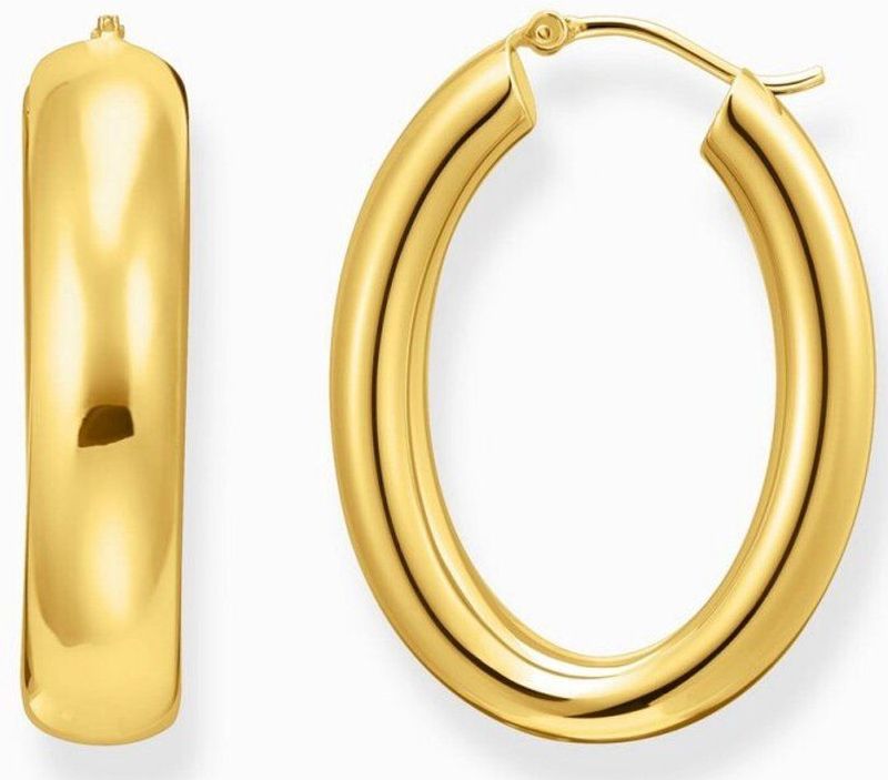 Thomas Sabo - CR739-413-39 - Oorbellen - Geel Goud Verguld - Gerecycled Zilver