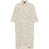DreiMaster - Overhemdjurk - Wit - Dames - Wol