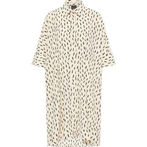 DreiMaster - Overhemdjurk - Wit - Dames - Wol