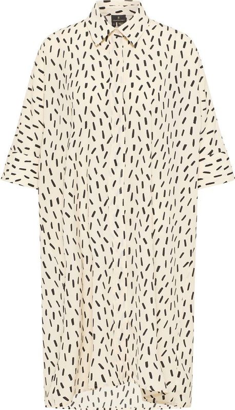 DreiMaster - Overhemdjurk - Wit - Dames - Wol