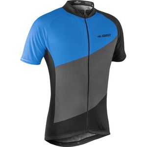Gist Flow Korte Mouw Wielertrui Blauw,Zwart S Man