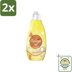 Robijn - Klein & Krachtig Collections Color Zwitsal - Vloeibaar Wasmiddel - 19 Wasbeurten - Voordeelverpakking - 2 stuks - Zwitsal - Wasformule