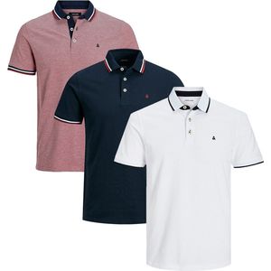 Jack & Jones Heren poloshirt 3 pack Paulos - Slim Fit