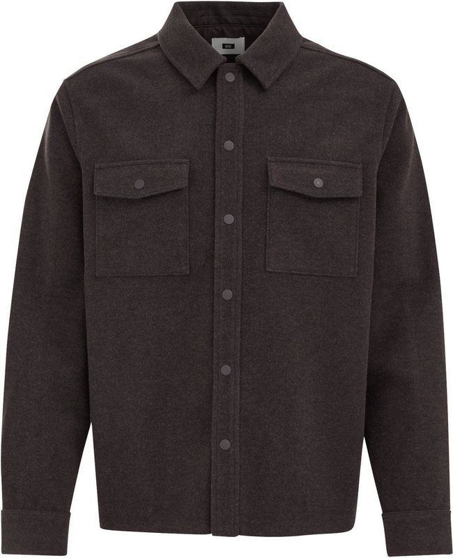 WE Fashion overshirt bruin