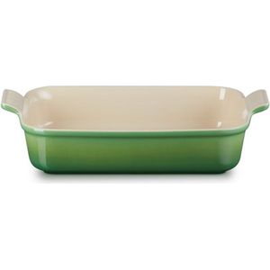 Le Creuset - Ovenschaal - Rechthoekig - Bamboo Groen - 26cm - 2.4L