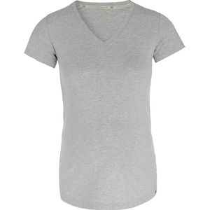 Baby's Only - Zwangerschaps T-shirt Glow dusty grey - Zwangerschapstop gemaakt uit 96% viscose en 4% elastaan - Zwangerschapsshirt voor de lente en zomer - M