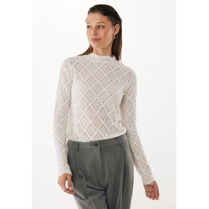 Mexx Top Ajour Cream Dames - Maat M