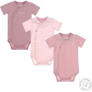 Dirkje Baby Meisjes 3 Pack Rompertje - Maat 74/80