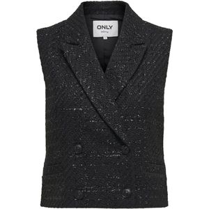 Only Gilet Onlnuna S/l Boucle Vest Tlr 15314677 Black Dames Maat - 36