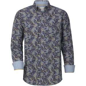 Babista - ILVANO - Herenoverhemd - Donkerblauw