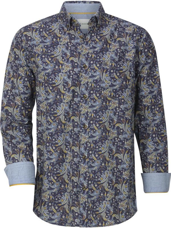 Babista - ILVANO - Herenoverhemd - Donkerblauw