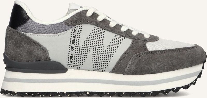 Woden - Ronja - Plateau Schoenen - Suède en Textiel - 3 cm Plateau Hoogte