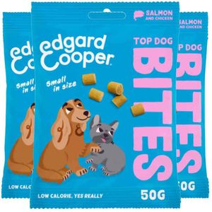 3x Edgard & Cooper Adult Bite S Zalm & Kip 50 gr