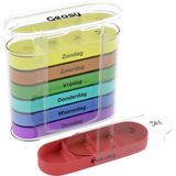 Pillendoos - 7 Doosjes - Overzichtelijk - Verschillende Kleuren